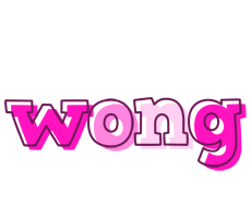 Wong hello logo