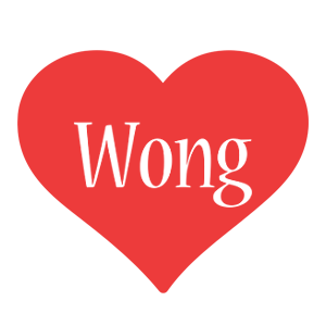 Wong love logo