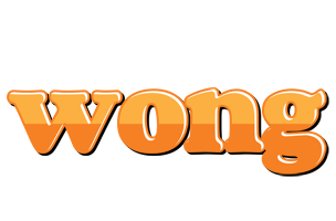 Wong orange logo