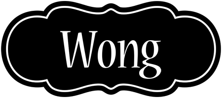 Wong welcome logo