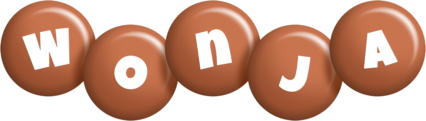 Wonja candy-brown logo