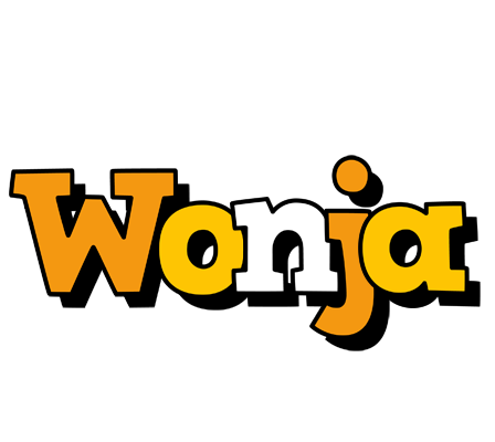 Wonja cartoon logo