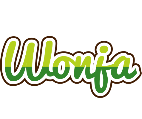 Wonja golfing logo