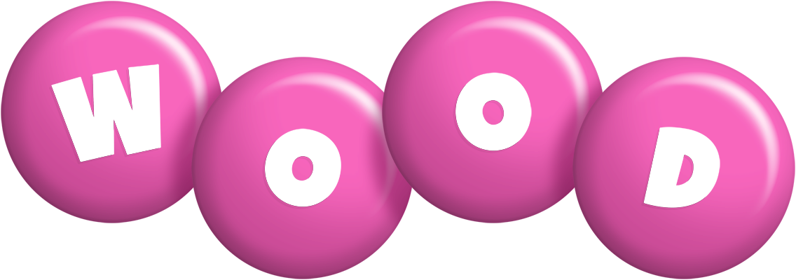 Wood candy-pink logo