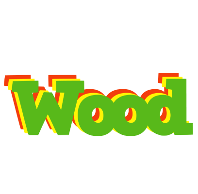 Wood crocodile logo