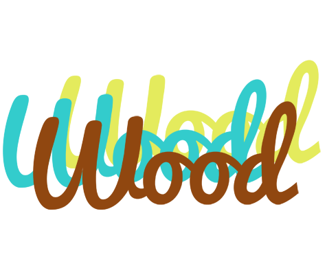 Wood cupcake logo