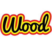 Wood flaming logo