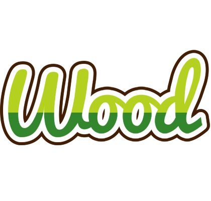 Wood golfing logo