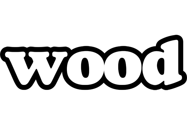 Wood panda logo