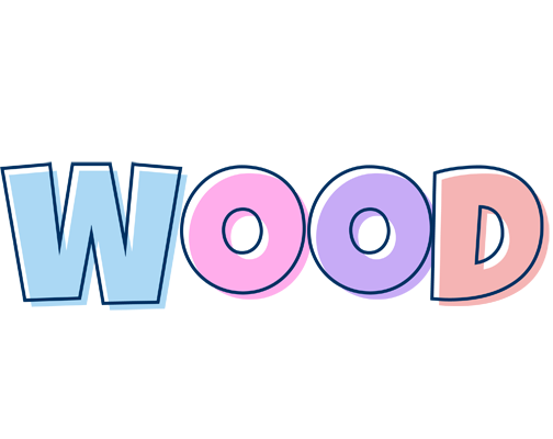 Wood pastel logo