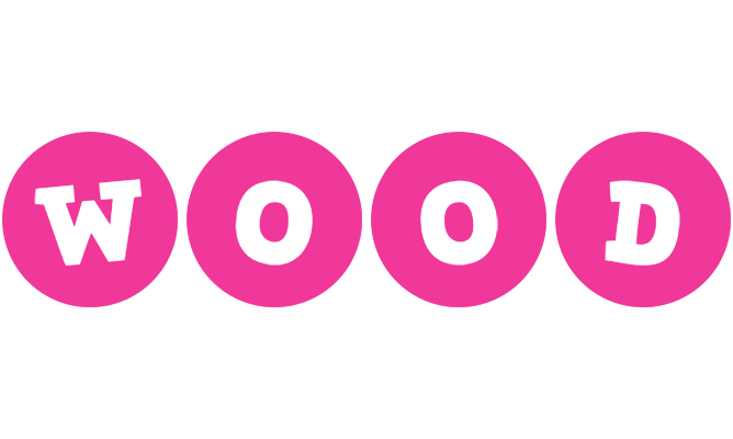 Wood poker logo