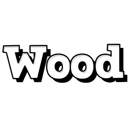 Wood snowing logo