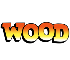 Wood sunset logo