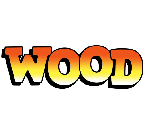 Wood sunset logo