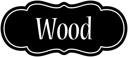 Wood welcome logo