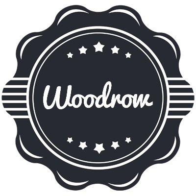Woodrow badge logo