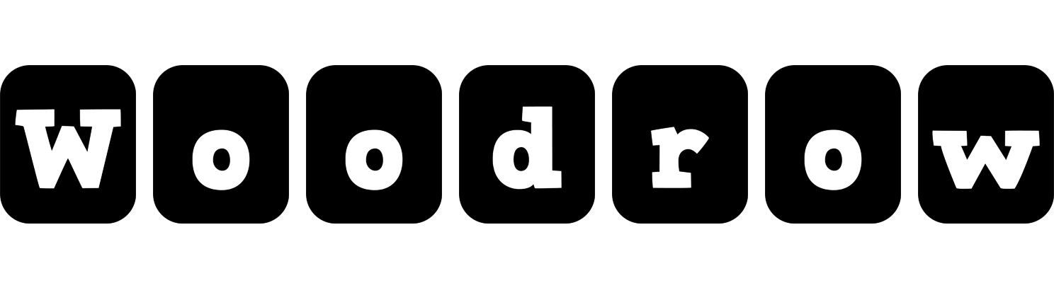 Woodrow box logo