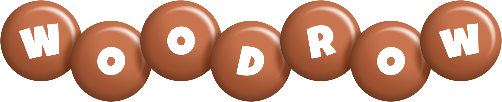 Woodrow candy-brown logo