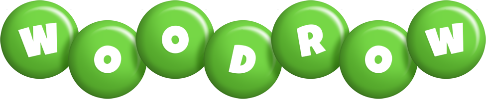 Woodrow candy-green logo