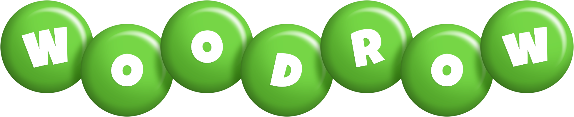 Woodrow candy-green logo