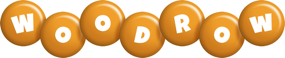 Woodrow candy-orange logo