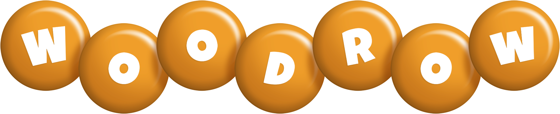 Woodrow candy-orange logo