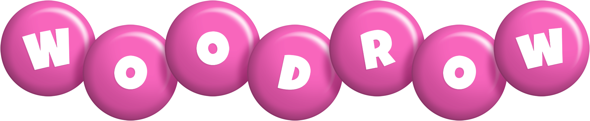 Woodrow candy-pink logo