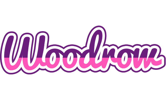 Woodrow cheerful logo