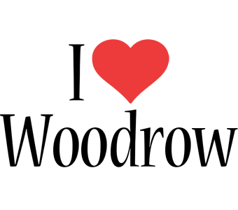 Woodrow i-love logo