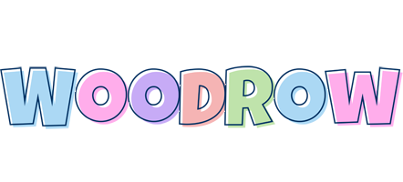 Woodrow pastel logo