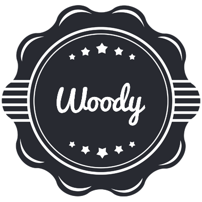 Woody badge logo