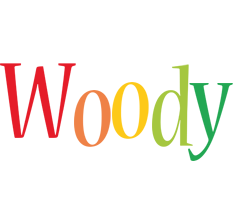 Woody birthday logo
