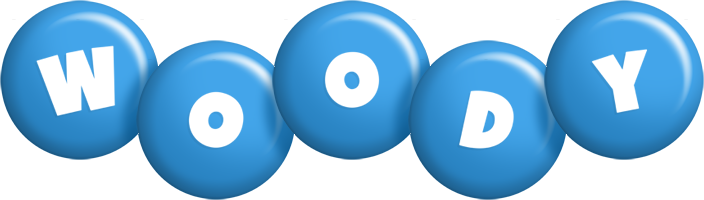 Woody candy-blue logo