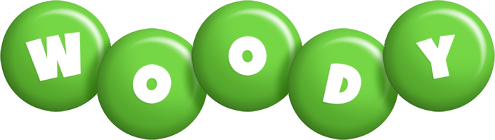 Woody candy-green logo