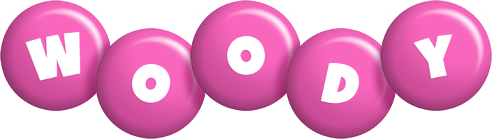Woody candy-pink logo