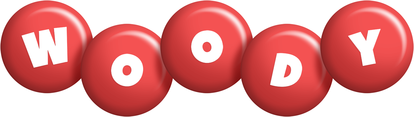 Woody candy-red logo