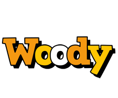 Woody cartoon logo