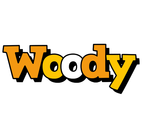 Woody cartoon logo