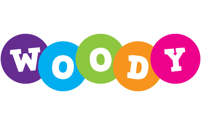 Woody happy logo