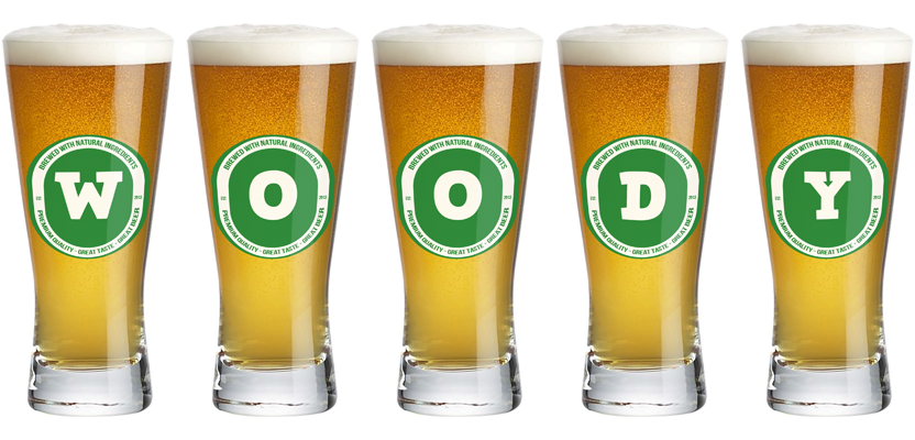 Woody lager logo