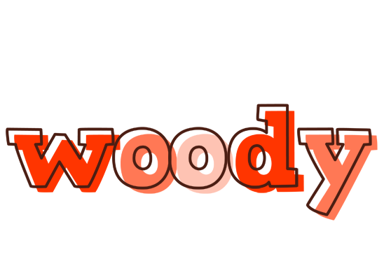 Woody paint logo