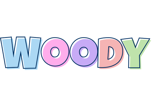 Woody pastel logo