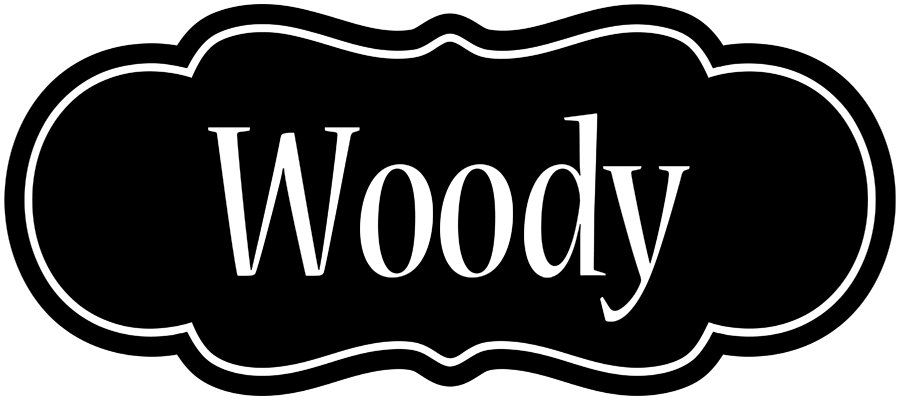 Woody welcome logo