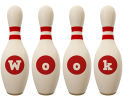 Wook bowling-pin logo