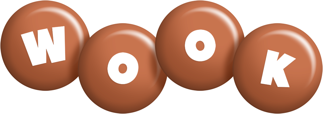 Wook candy-brown logo