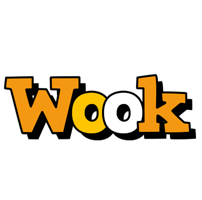 Wook cartoon logo