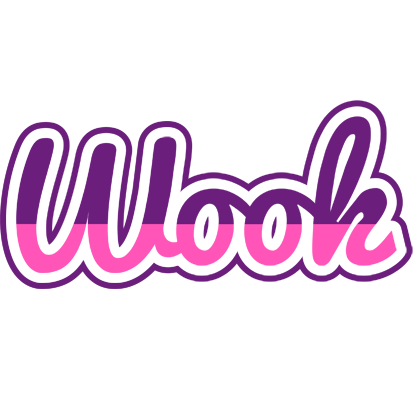 Wook cheerful logo