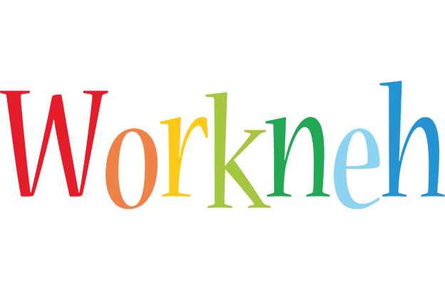 Workneh birthday logo
