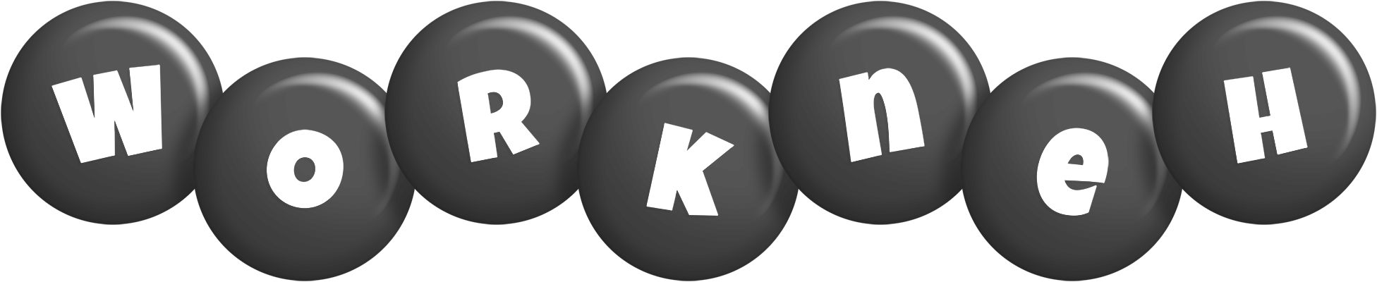Workneh candy-black logo