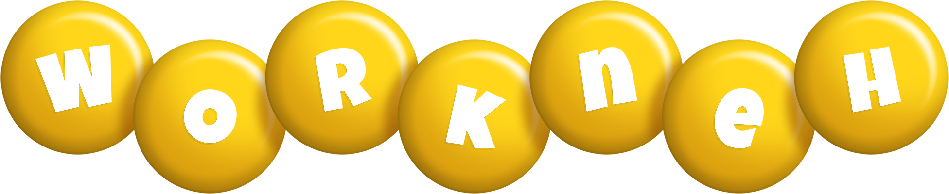 Workneh candy-yellow logo